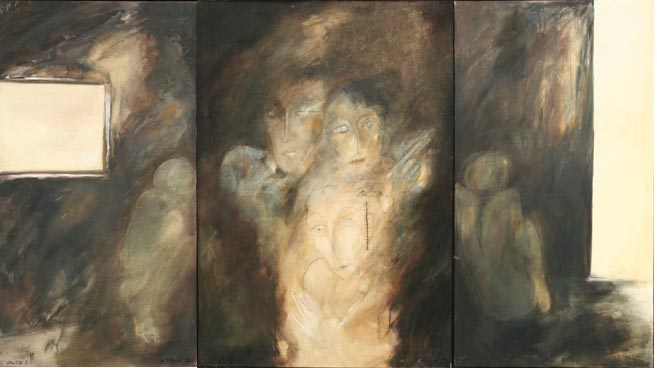 Triptychon Stein